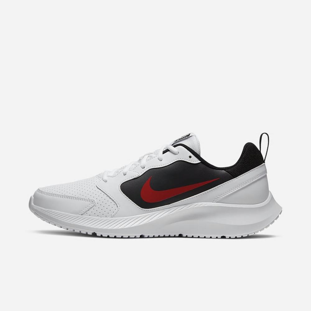 Chaussure De Running Nike Todos RN Blanche 9206-714 White/Black/University Red Homme | BRA-27116645